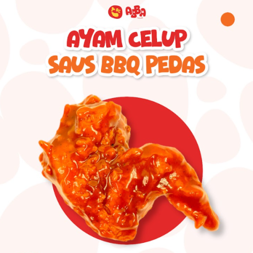 ayam celup saus bbq abba chicken